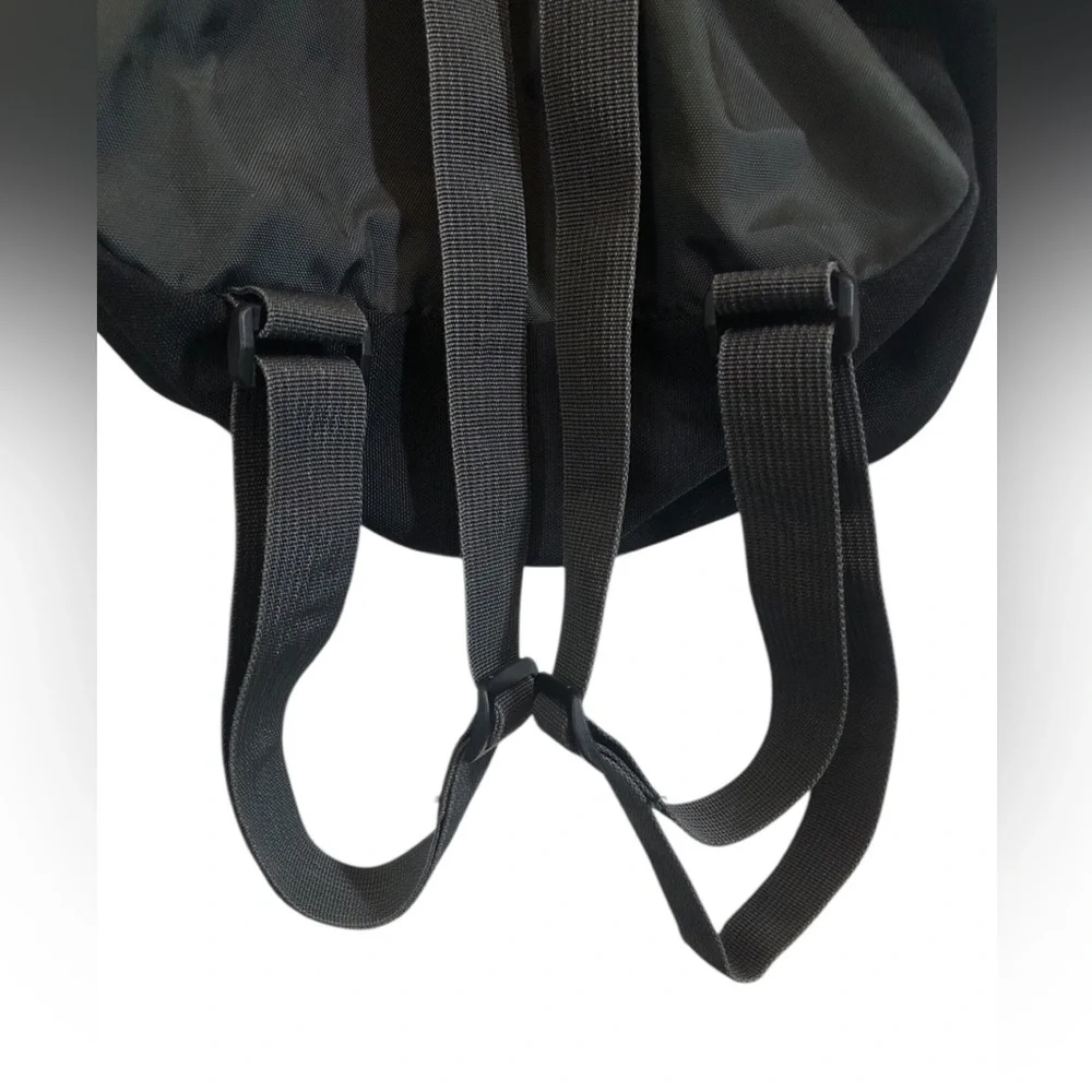 Jansport Superbreak Half Pint Mini Backpack Black with Dual Front Zip Pockets